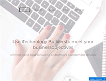 Tablet Screenshot of itechnologybuilders.com